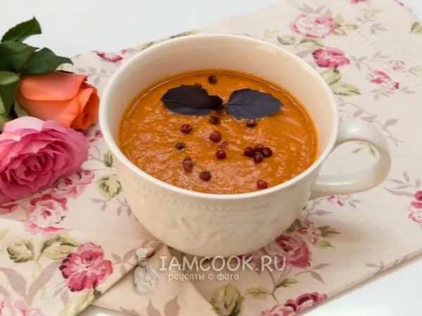 Фото блюда: Томатный суп-пюре с нутом