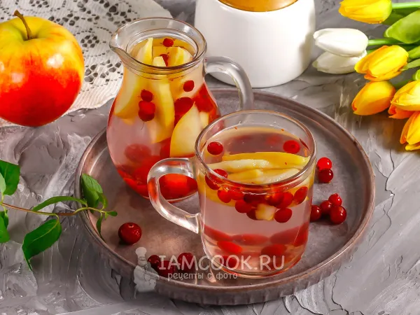 Фото блюда: Морс из клюквы и яблок