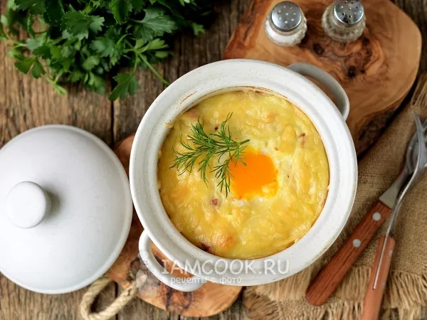 Фото блюда: Запеканка из картофельного пюре в духовке