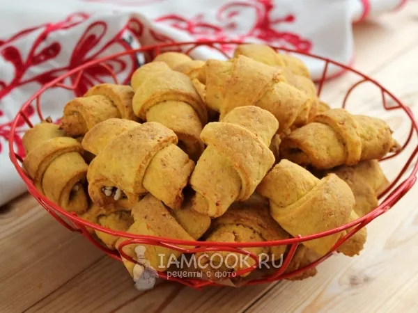 Фото готового блюда: Рогалики морковные