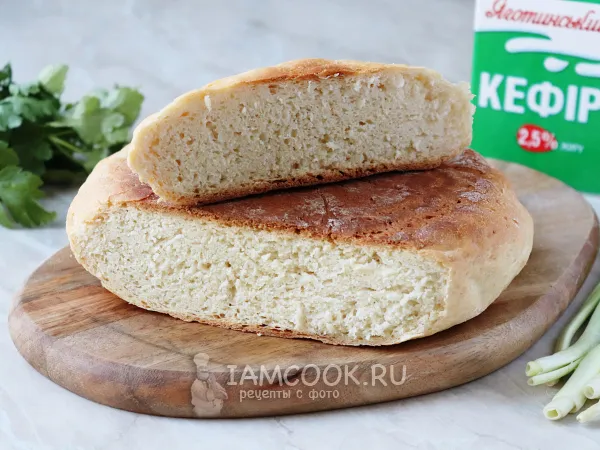 Фото готового блюда: Хлеб на кефире и дрожжах в мультиварке