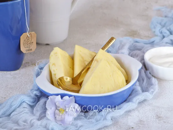 Фото блюда: ПП пирог в микроволновке (из рисовой муки)