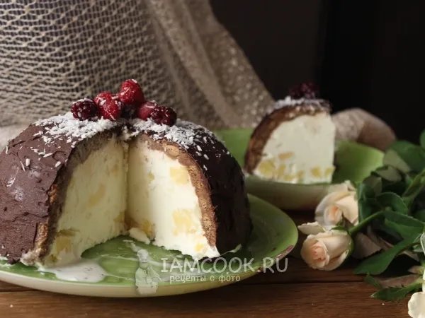 Фото блюда: Торт-мороженое с ананасом