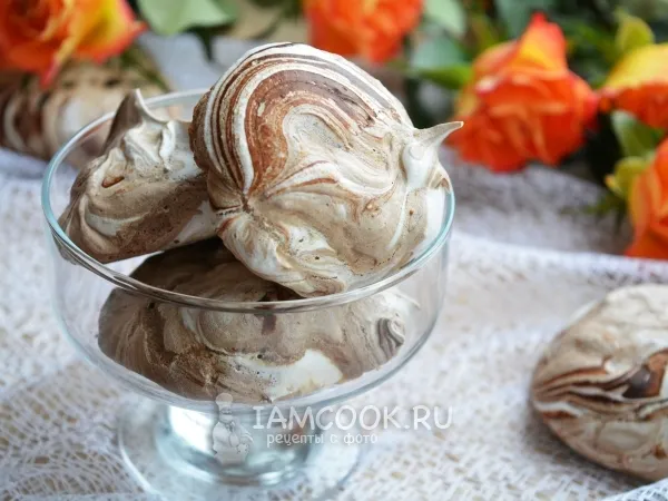 Фото блюда: Безе с шоколадом