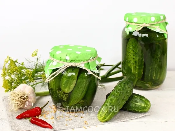 Фото блюда: Засолка огурцов с горчицей