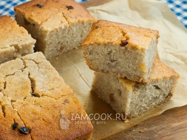 Фото блюда: Постный банановый хлеб