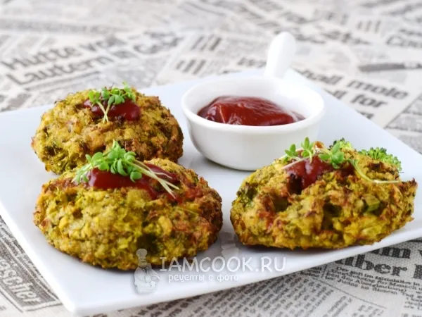 Фото готового блюда: Котлеты из брокколи
