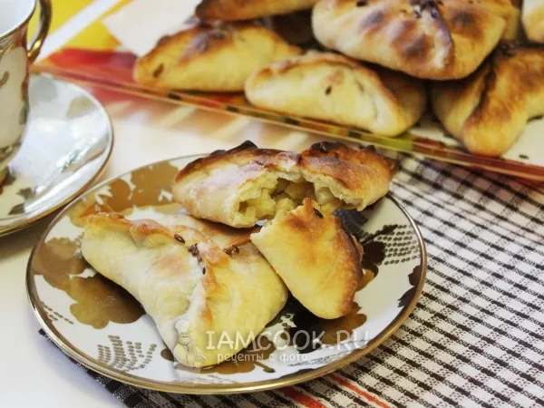 Фото готового блюда: Самса с мясом и картошкой