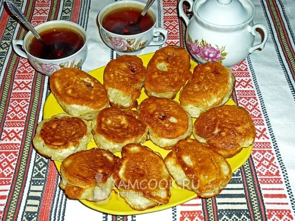 Фото блюда: Жареные пирожки с абрикосами