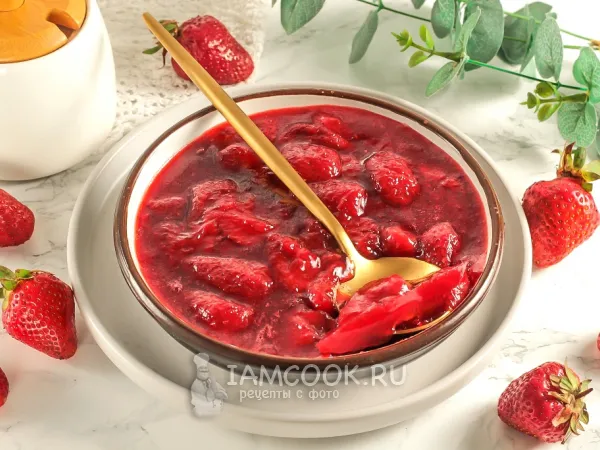 Фото блюда: Клубничный конфи для торта