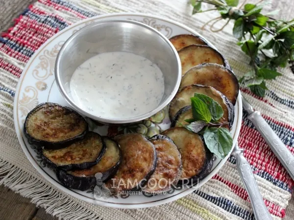 Фото блюда: Баклажаны жареные на сковороде