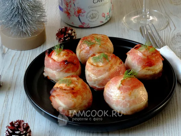 Фото блюда: Шарики в беконе