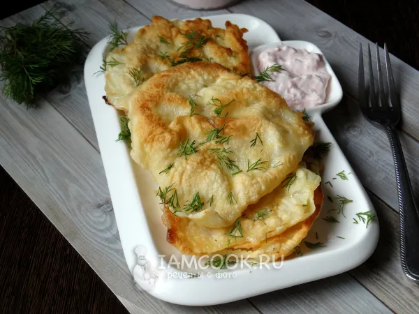 Фото готового блюда: Капустные листья в кляре