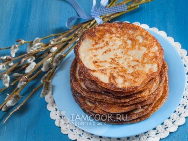 Фото блюда: Постные гречневые блины