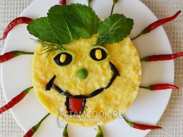 Фото блюда: Позитивная кукурузная каша на сливках (для детей)