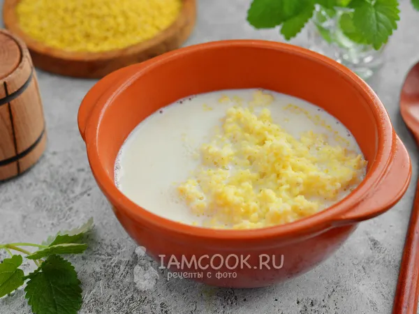 Фото блюда: Молочный суп с пшеном