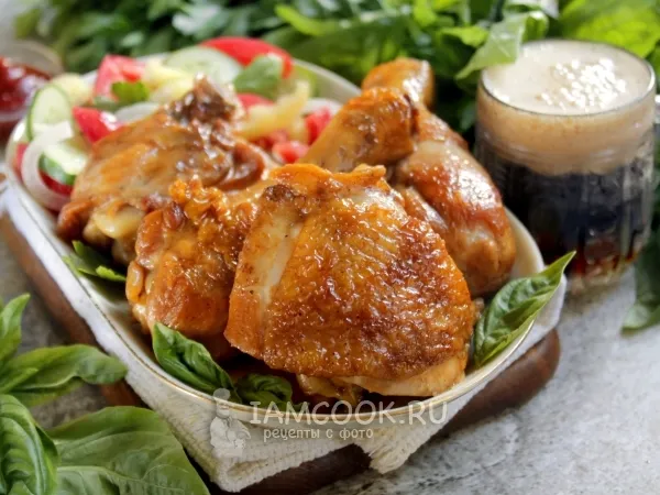 Фото готового блюда: Пьяная курица