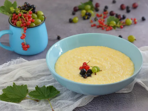 Фото блюда: Кукурузная каша в мультиварке-скороварке (на молоке)