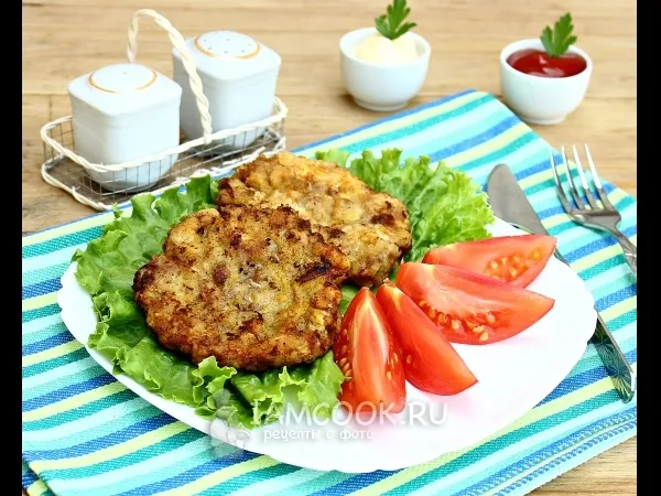 Фото блюда: «Отбивная» из фарша