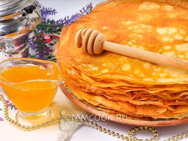 Фото блюда: Бабушкины блины на молоке