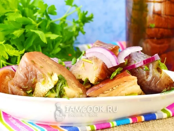 Фото готового блюда: Баклажаны соленые на зиму