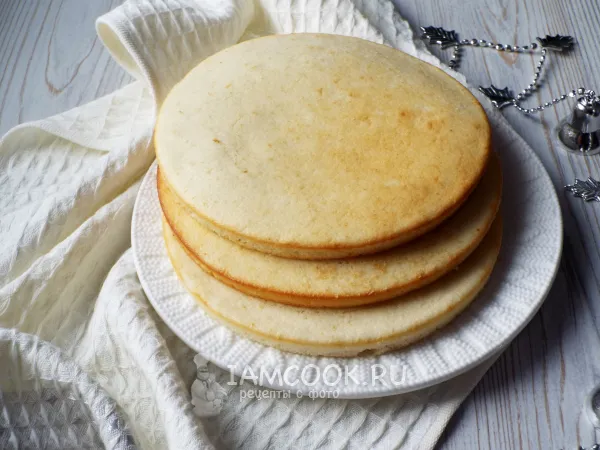 Фото блюда: Коржи для торта на молоке