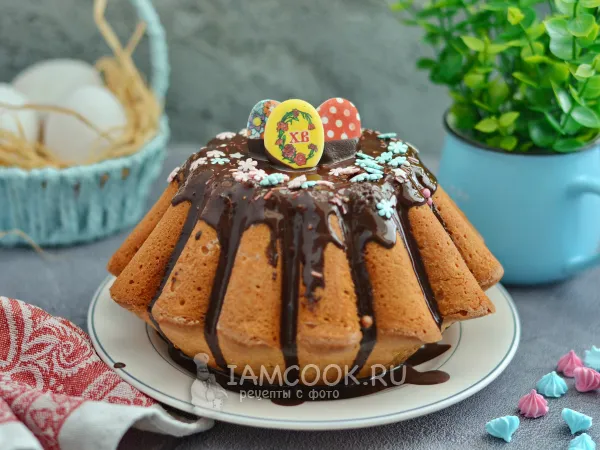 Фото блюда: Кексовый кулич