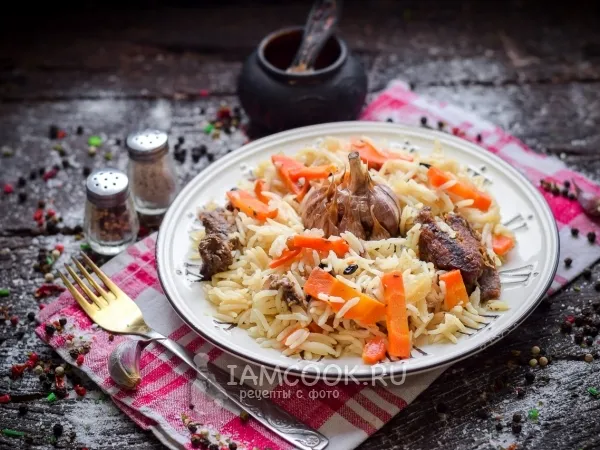 Фото блюда: Плов с тушенкой в мультиварке