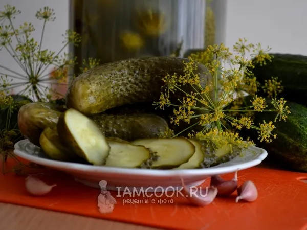 Фото блюда: Классические малосольные огурцы