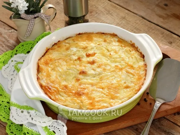 Фото блюда: Картофельная запеканка с сыром