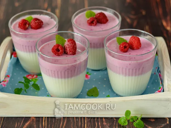 Фото блюда: Желе из йогурта и желатина