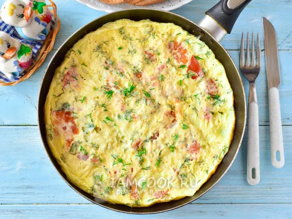 Фото готового блюда: Королевский омлет