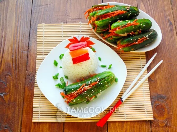 Фото готового блюда: Кимчи из огурцов