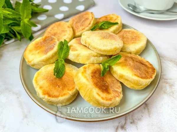 Фото готового блюда: Банановое печенье на сковороде