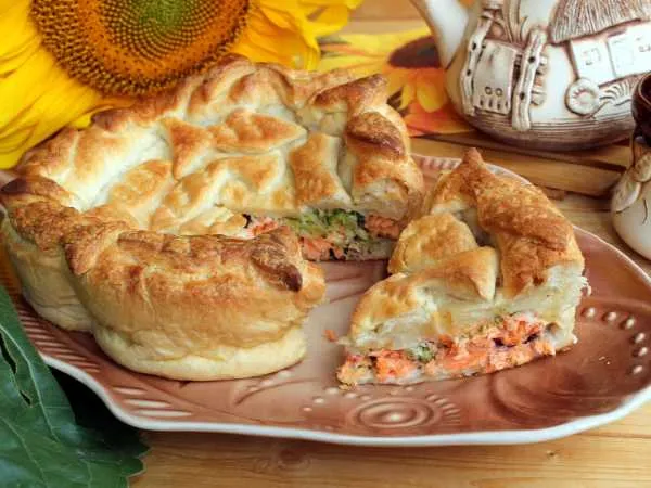 Фото блюда: Пирог с семгой