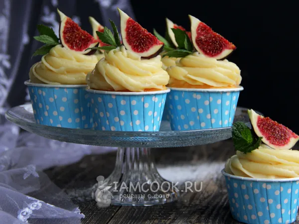 Фото блюда: Капкейки на сливках