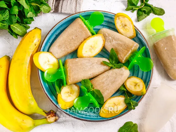 Фото готового блюда: ПП мороженое из банана и кокосового молока