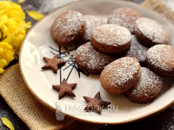 Фото готового блюда: Имбирные пряники с какао
