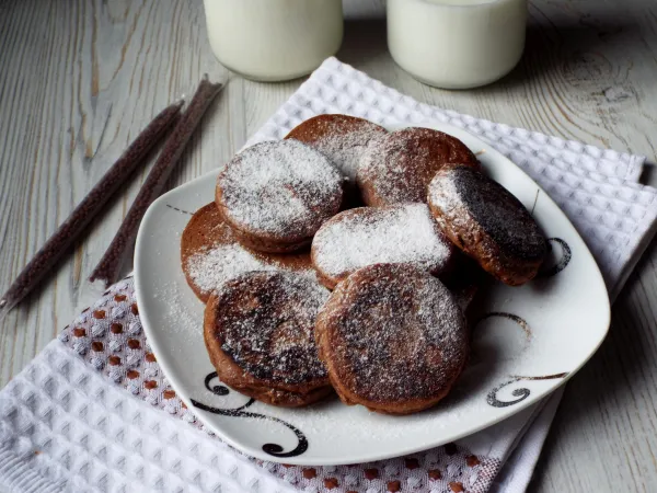 Фото готового блюда: Шоколадное печенье на сковороде