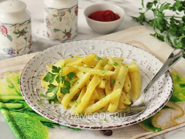 Фото готового блюда: Картошка фри в микроволновке