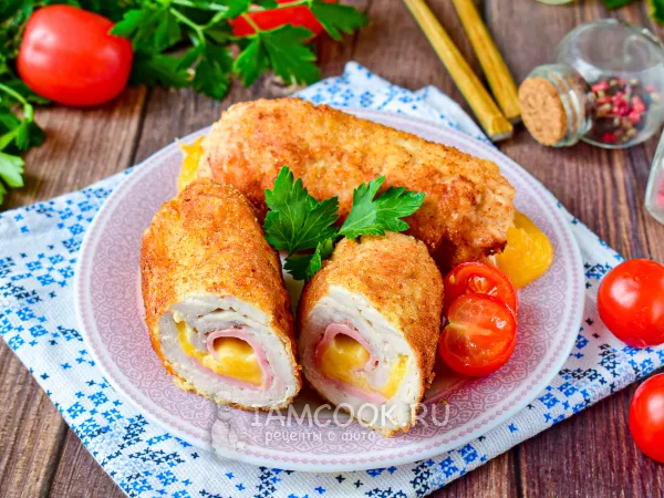 Фото готового блюда: Кордон блю из индейки