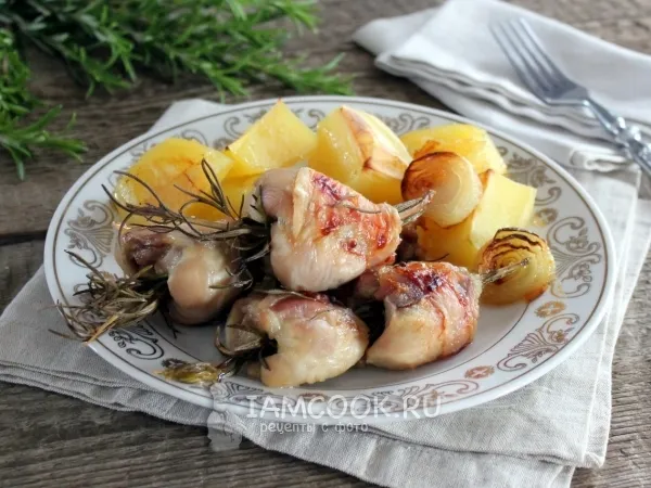 Фото блюда: Куриные голени в духовке с розмарином