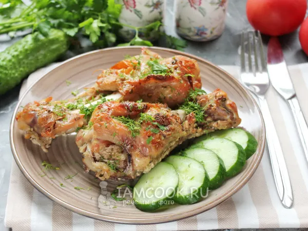 Фото блюда: Плечо индейки в духовке в рукаве