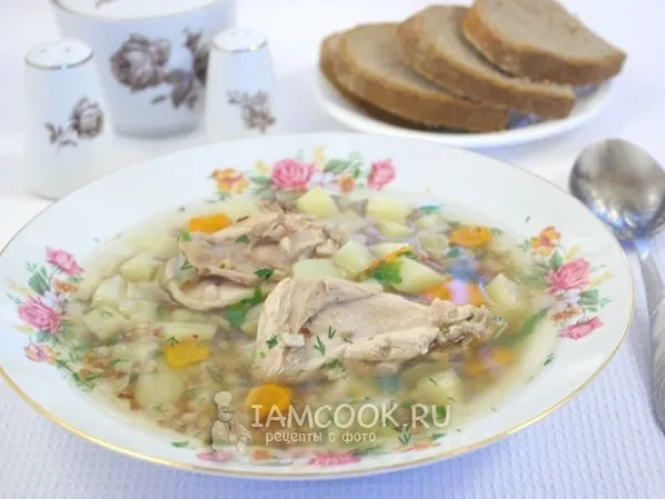 Фото блюда: Суп из кролика с гречкой