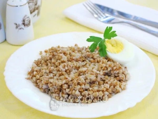 Фото блюда: Гречневая каша на воде в мультиварке