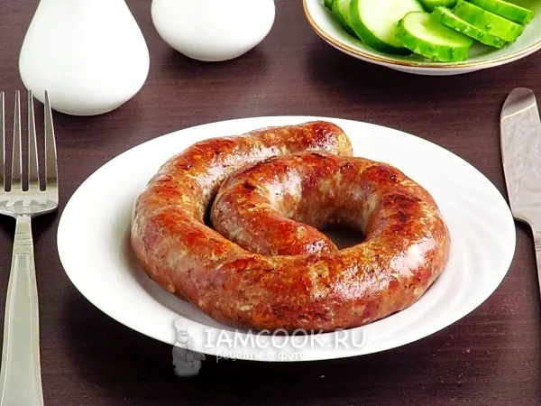 Фото готового блюда: Колбаса чесночная по-селянски