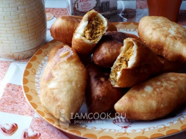 Фото готового блюда: Пирожки с лисичками