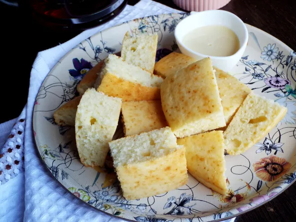 Фото блюда: Манник со сгущенкой на кефире