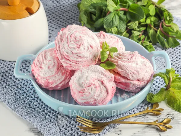 Фото блюда: Клюквенный зефир