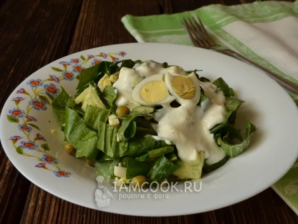 Фото готового блюда: Салат из черемши